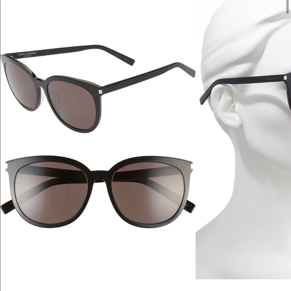 Saint Laurent Slim 65mm Cat Sunglasses